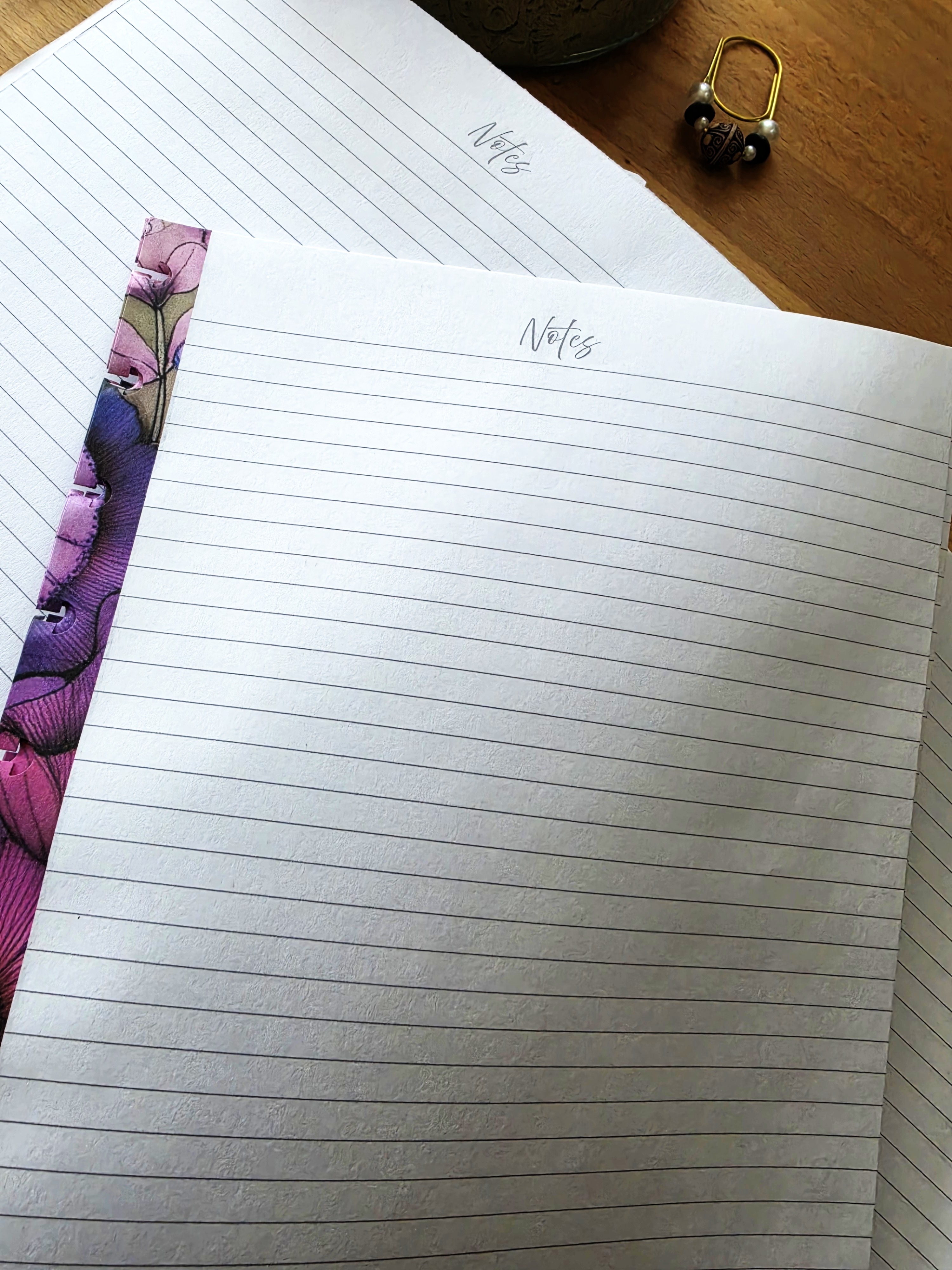 Lined Notes pages - The Unknown Elephant - Nursing Inferno